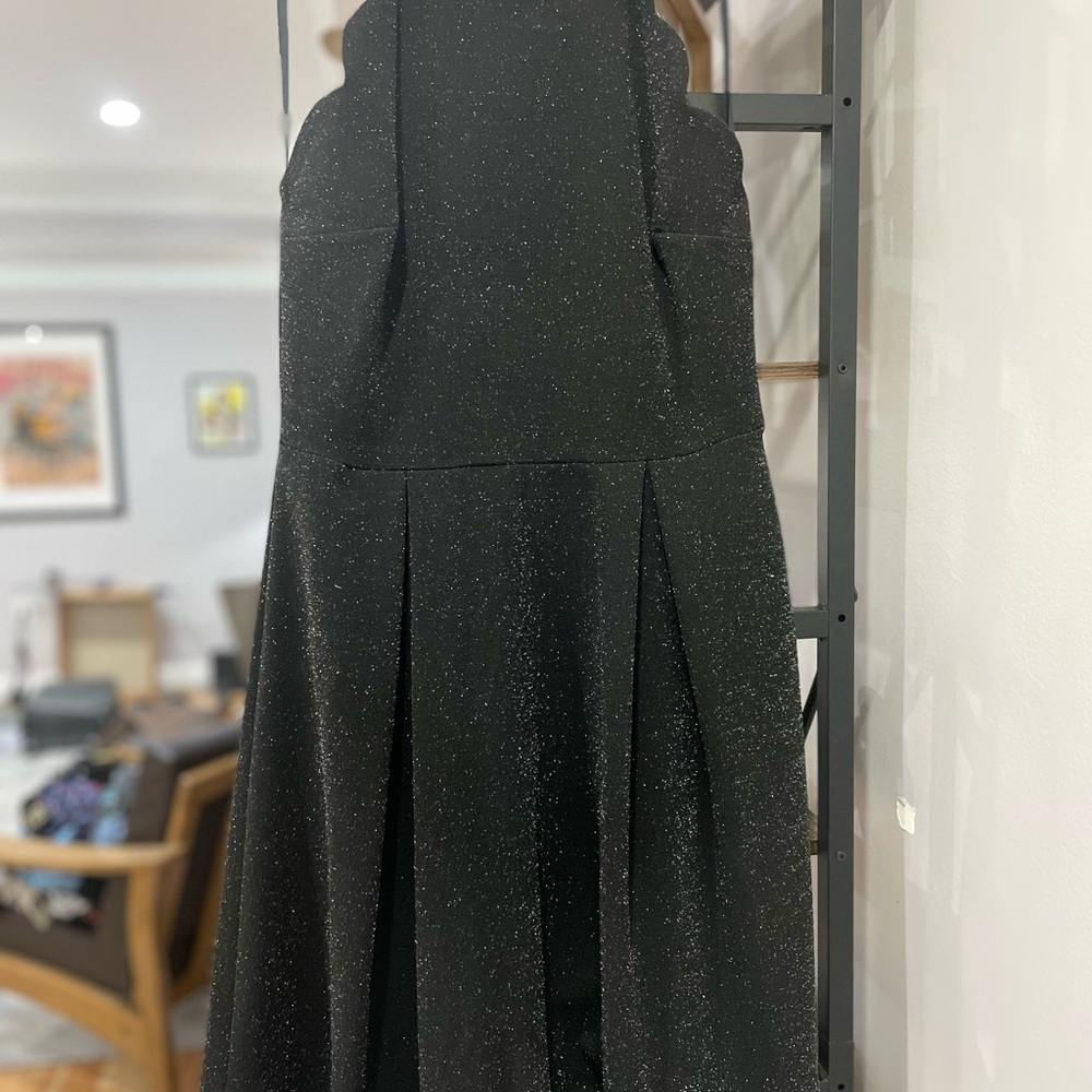 Black Glitter Party Dress